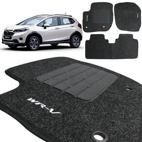 Tapete automotivo honda wrv carpete linha luxo