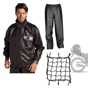 Capa de chuva alba europa motoqueiro g + elastico aranha