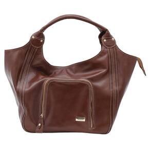 Bolsa de ombro em couro  stone whisky