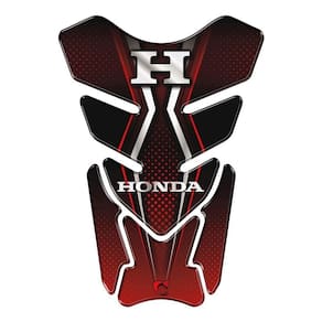 Adesivo Resinado Protetor De Tanque Moto Honda Universal Vermelho Cor Vermelho
