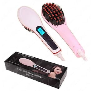 Escova alisadora fast hair straightener 230c bivolt hqt-906