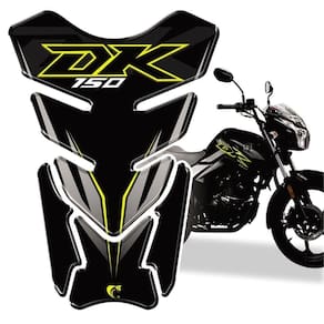 Protetor De Tanque Adesivo Moto Haojue Dk Preto Cor Preto