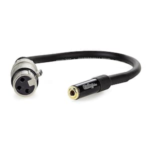 Cabo adaptador p2 femea para xlr femea - 80 cm