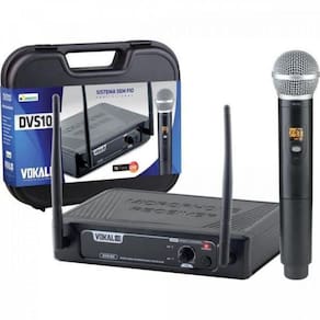 Microfone Sem Fio De Mão Dvs100sm Vokal [f002]