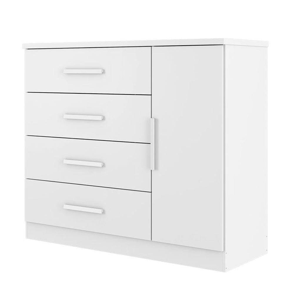 Cômoda Sapateira Gênova Plus Branco – Zanzini