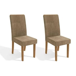 Cadeira Sala de Jantar 2CAD142FR Kit 2 Un Freijo/Linho Cinza A056 - Kappesberg