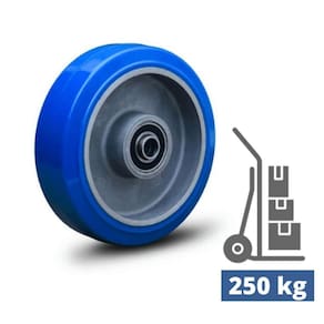 Roda Industrial 5 Polegadas Poliuretano Elástico 250 Kg