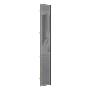 Porta Para Roupeiro De Canto Reto Com E Inox Inox Prata