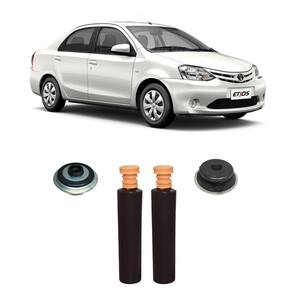 Kit batente coxim traseiro suspensão etios sedan 2012 a 2020