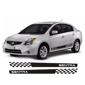 Adesivo lateral para sentra g1 faixa se1 colante nissan fita