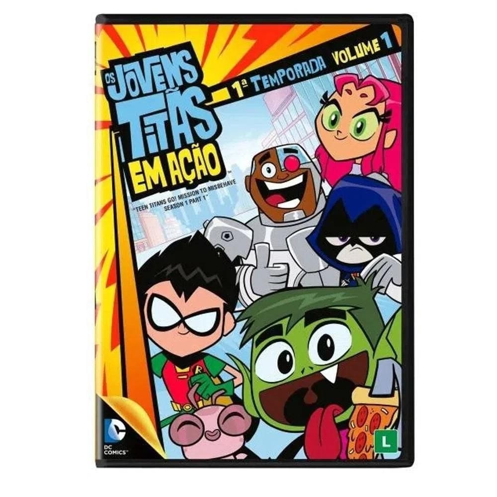 Dvd Os Jovens Titãs Em Ação 1 Temp - Warner