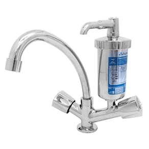 Torneira filtro e bica movel com copo abs c50 mesa