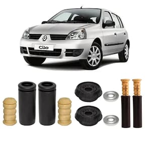 Kit batente coxim dianteiro traseiro clio 2010 2011 2012