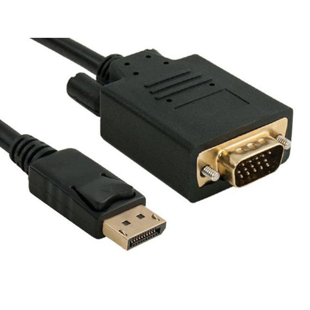 Cabo Displayport Macho X Vga Macho 1.80 Mts