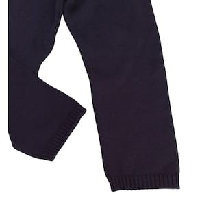 Calça lã infantil masc Vira Mexe azul marinho