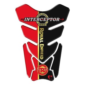 Protetor Adesivo Moto Resinado Interceptor 650 Vermelho Cor Vermelho