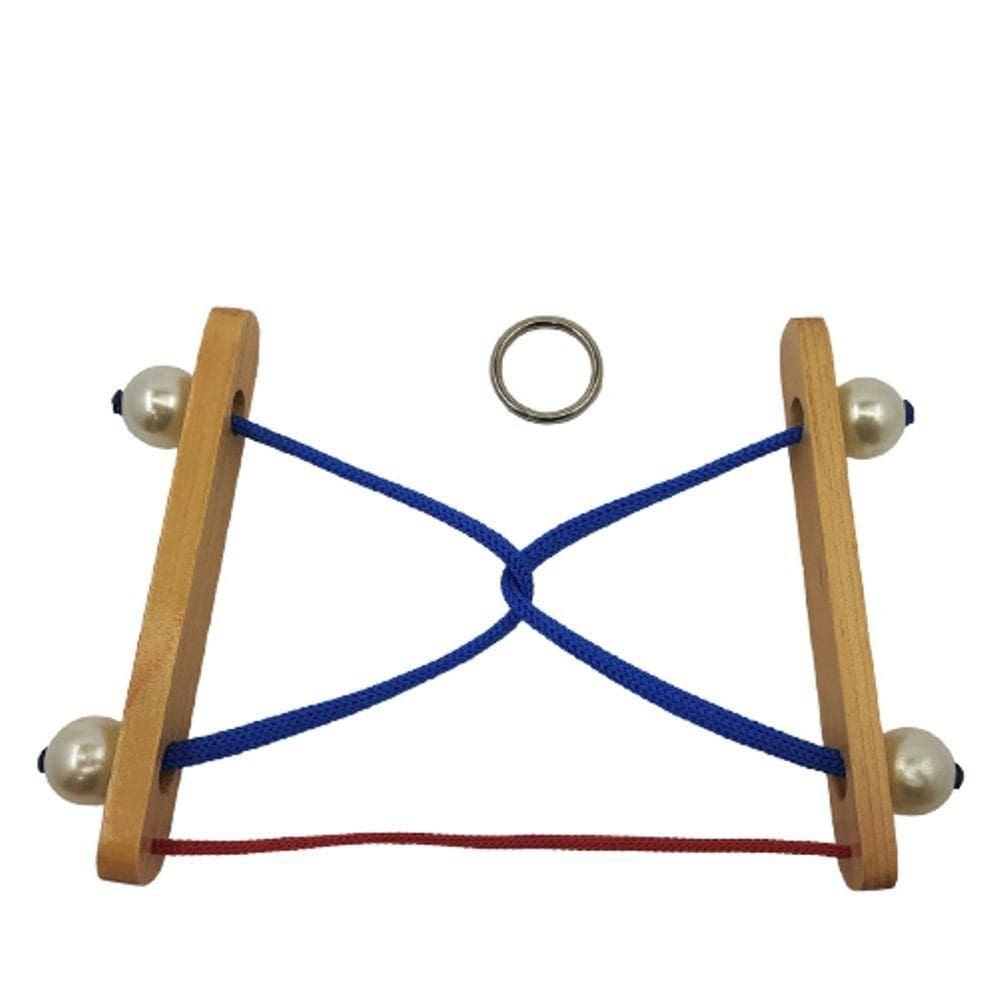 Jogo Argola Perdida Em Madeira Pinus