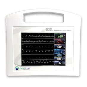 Monitor Dl 1000 Touch Screen Multiparamétrico 9 Parâmetros