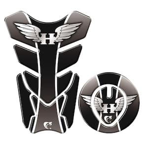 Protetor Tanque E Bocal Adesivo Moto Honda Até 2017 Preto Cor Preto
