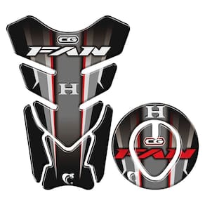 Protetor Tanque E Bocal Adesivo Moto Honda Fan Ano Até 2017 Cor Preto