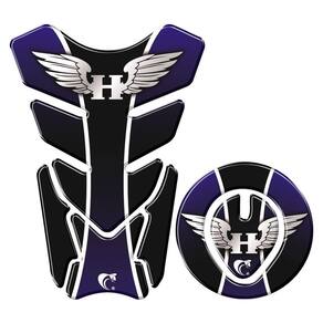 Protetor Tanque E Bocal Adesivo Moto Honda Até 2017 Azul Cor Azul