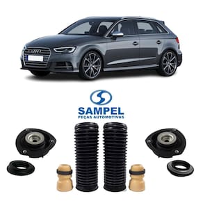 Kit suporte batedor batente dianteiro audi s3 2014 2015 2016