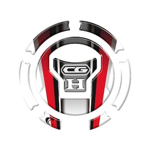Adesivo Resinado Protetor Bocal Cg Titan / Fan / Start 160 +2018 Vermelho Cor Vermelho