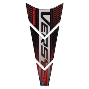 Adesivo Resinado Protetor De Tanque Moto Kawasaki Versys Cor Vermelho
