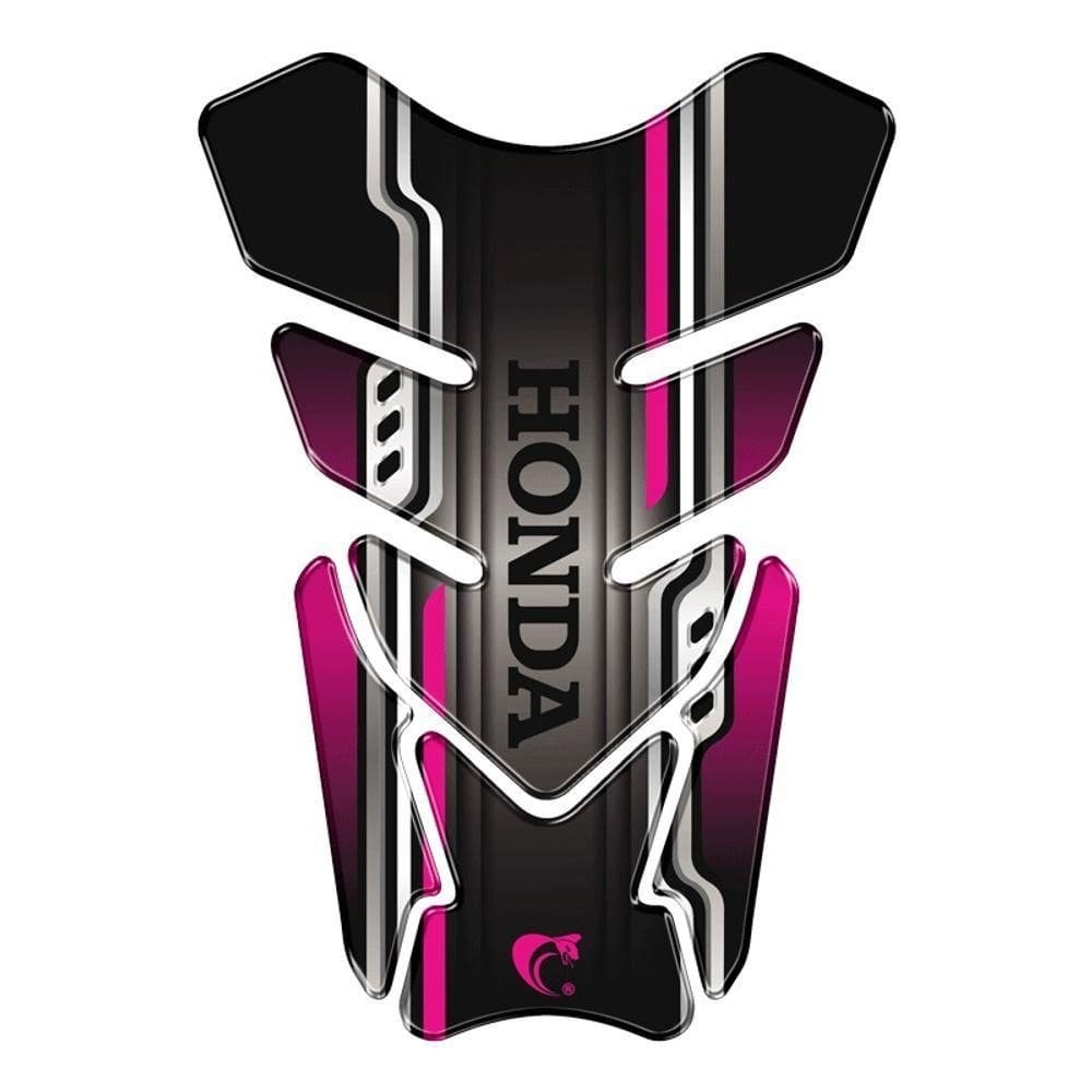 Adesivo Resinado Protetor De Tanque Moto Honda Universal Pink Cor Pink