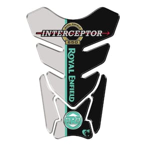 Protetor Adesivo Moto Resinado Interceptor 650 Verde Cor Verde