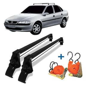 Rack teto vectra 1996 até 2005 bagageiro + 2 cintas catraca