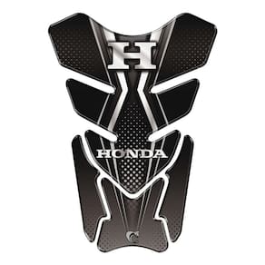 Adesivo Resinado Protetor De Tanque Moto Honda Universal Preto Cor Preto