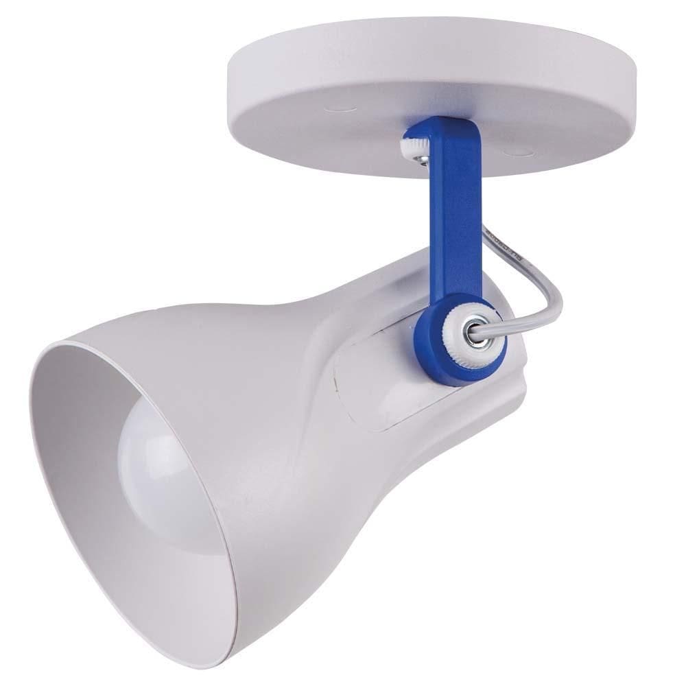 Spot sobrepor direcionável octa plus branco azul design