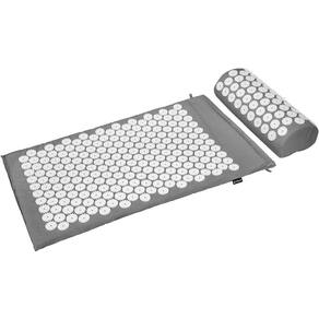 Kit Tapete Travesseiro Plásticos Pontiagudos 33 Pontos Massagem Vollo