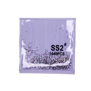 Strass swarovski para decoração de unhas - fan nail 2