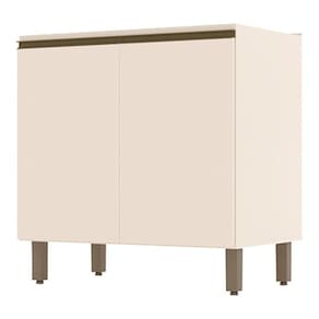 Balcão 2 Portas 80 cm Connect Off White - Henn