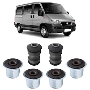 Jogo 6 borracha traseira mola fiat ducato 2009 2010 2011 12