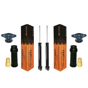 2 amortecedor com kit suspensão traseira cadenza 15