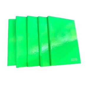 Caderno brochura capa dura pequeno 1/4 c/95 folhas- kit 2un