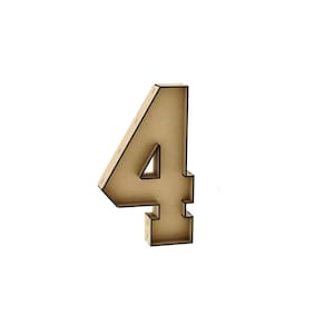 Número 4 letra caixa grande mdf 30cm de altura decoração