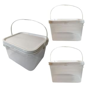 Balde para tirar leite de vaca transparente 2.4l 03 - pçs