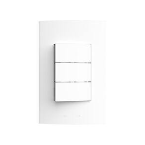 Conjunto interruptor triplo inova pro 85045 alumbra