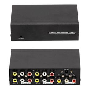 Divisor av de 4 vias para áudio e vídeo para circuito tv ctv