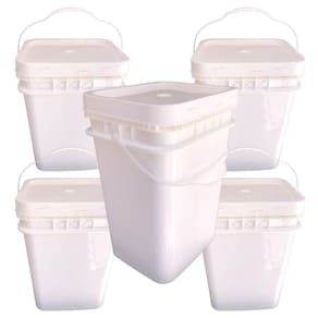 Balde plast 20l retang p pedrisco 5 pçs