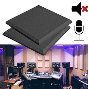Kit 10 placas isolamento acústico antirruídos parede