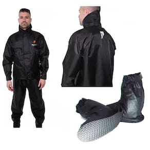 Capa de chuva pioneira nylon urban + par polainas tamanho gg
