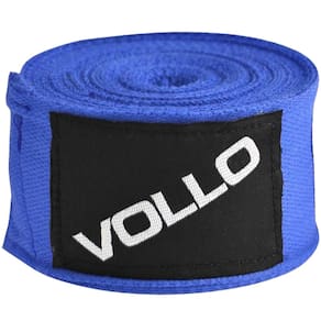 Bandagem elástica 3m para artes marciais azul vollo vfg137