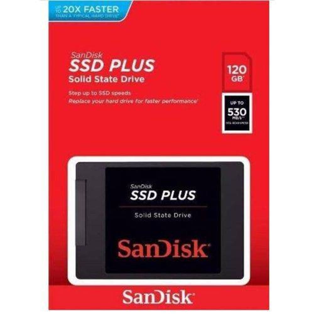 Hd ssd sandisk plus 120gb g26