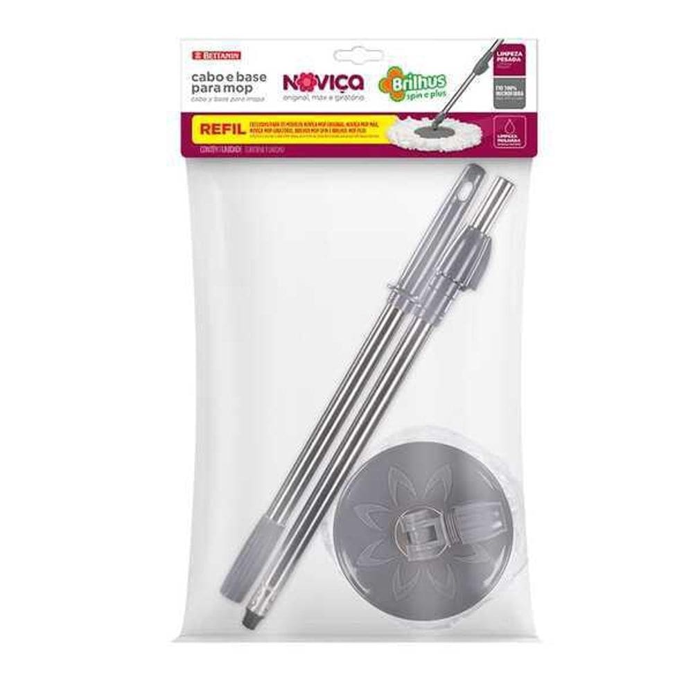 Noviça mop base e cabo refil