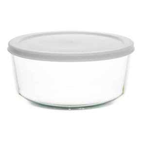 Pote Vidro Borossilicato Refratário Tampa Cinza 472Ml